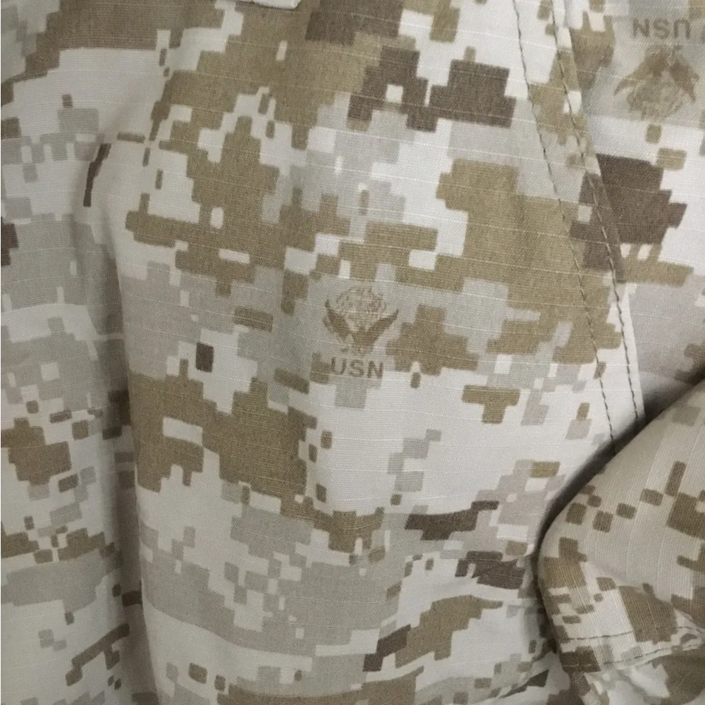US navy nwu type ii desert digital combat set size extra large long new with tag